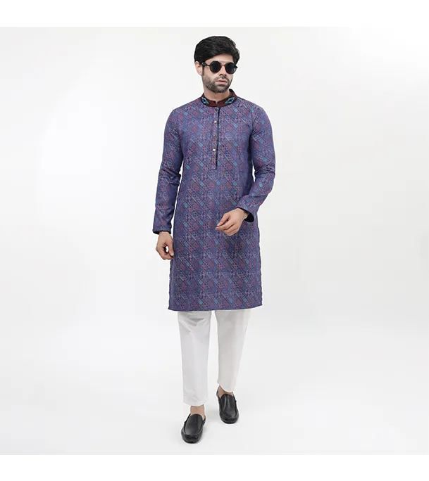 Picture of Fine Tex Clothing's Aristocratic Quality Embroidered Panjabi For Men