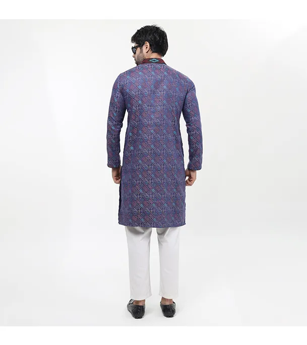 Picture of Fine Tex Clothing's Aristocratic Quality Embroidered Panjabi For Men