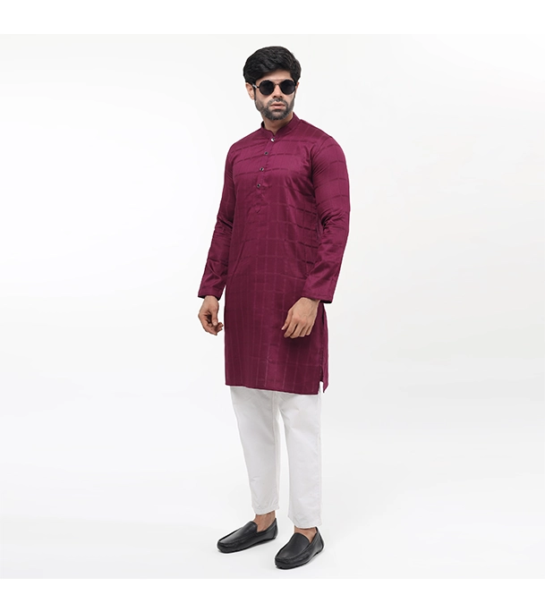 Picture of Fine Tex Clothing's Aristocratic Quality Embroidered Panjabi For Men