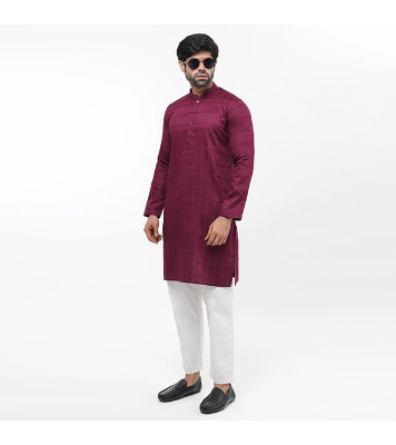 Picture of Fine Tex Clothing's Aristocratic Quality Embroidered Panjabi For Men