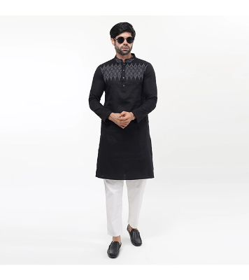 Picture of Fine Tex Clothing's Aristocratic Quality Embroidered Panjabi For Men