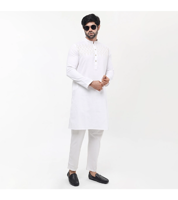 Picture of Fine Tex Clothing's Aristocratic Quality Embroidered Panjabi For Men