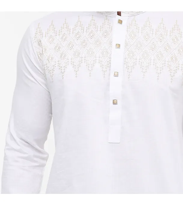 Picture of Fine Tex Clothing's Aristocratic Quality Embroidered Panjabi For Men