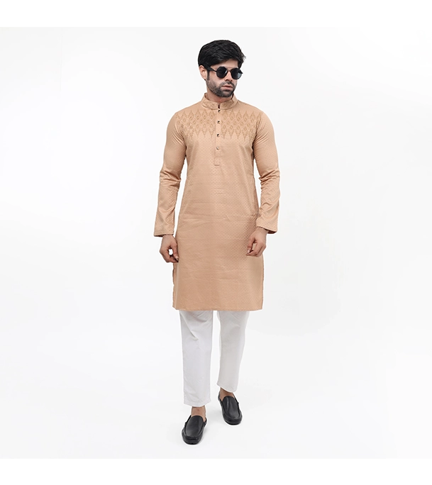 Picture of Fine Tex Clothing's Aristocratic Quality Embroidered Panjabi For Men