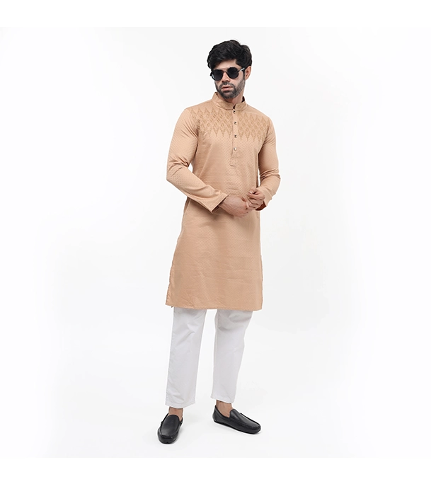 Picture of Fine Tex Clothing's Aristocratic Quality Embroidered Panjabi For Men