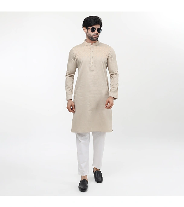 Picture of Fine Tex Clothing's Aristocratic Quality Embroidered Panjabi For Men