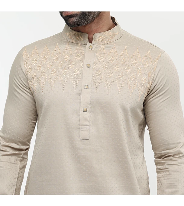 Picture of Fine Tex Clothing's Aristocratic Quality Embroidered Panjabi For Men