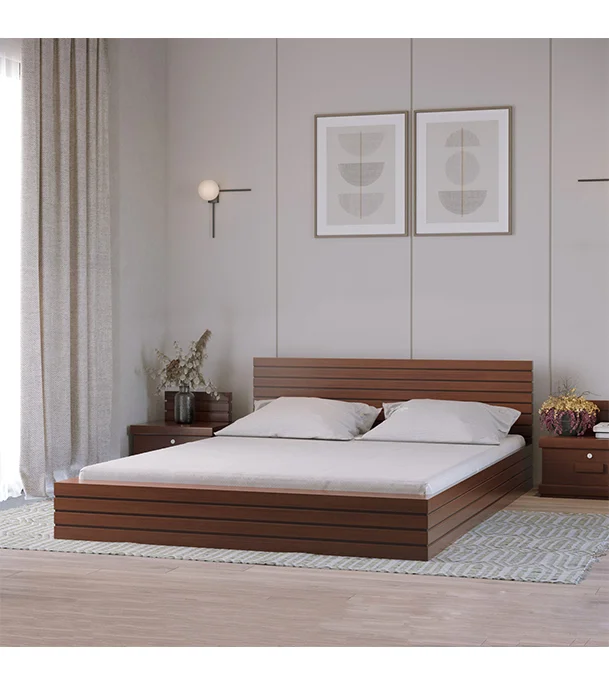 Buy Regal Wooden King Bed Online at Best Price	