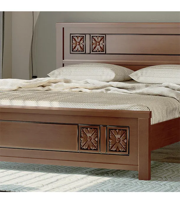 Buy Regal Eden Wooden King Bed Online	