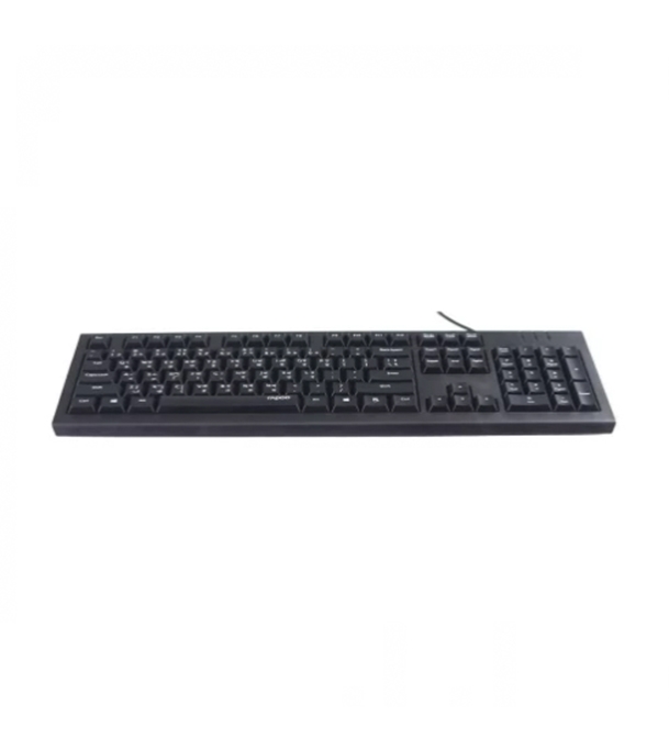 Buy Rapoo NK1800 USB Optical Keyboard with Bangla Black Online
