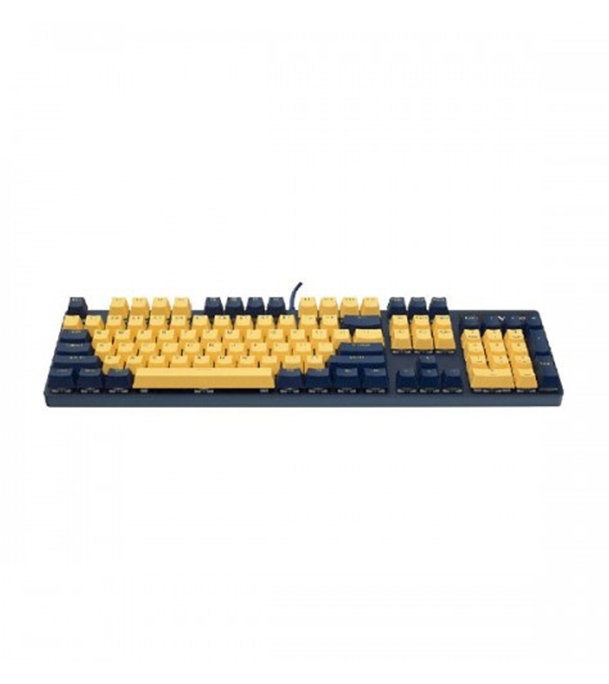 Buy Rapoo V500 Pro Gaming Mechanical Backlit Keyboard Yellow Blue Online