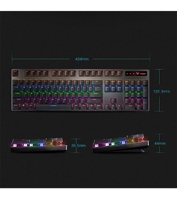 Buy Rapoo V500PRO Wired Mechanical Gaming Keyboard Blue Switches Online