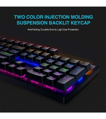 Buy Rapoo V500PRO Wired Mechanical Gaming Keyboard Blue Switches Online