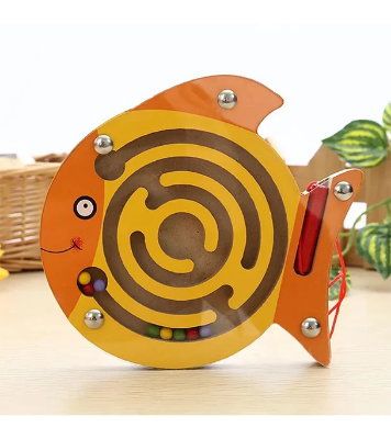 Buy Magnet Ball Maze Game Children Early Education Multicolor Montessori Toys at Best Price in Bangladesh