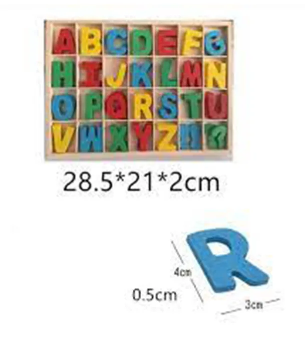 Buy Montessori Wooden Letter Numbers Creative Educational DIY Craft Toys at Best Price in Bangladesh