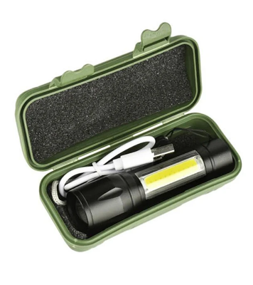 Buy Money Checker LED Flashlight White Light Tail Rope Rechargeable Camping Torch Light at Best Price in Bangladesh