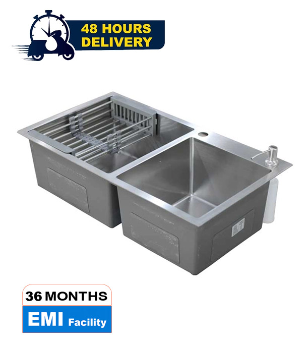 Buy Rizco Scratch Free Stainless Steel Kitchen Sink Senorita 32 SS 32 Inch at Best Price In Bangladesh	