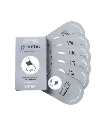 Buy Groome Charcoal Purifying &Deep Cleansing Nose Strips (Monthly Pack)6 Pcs at Best Price in Bangladesh