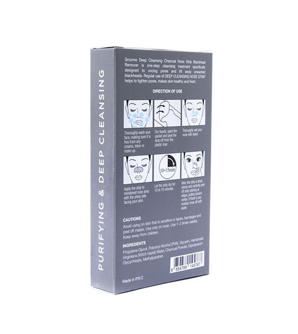 Buy Groome Charcoal Purifying &Deep Cleansing Nose Strips (Monthly Pack)6 Pcs at Best Price in Bangladesh
