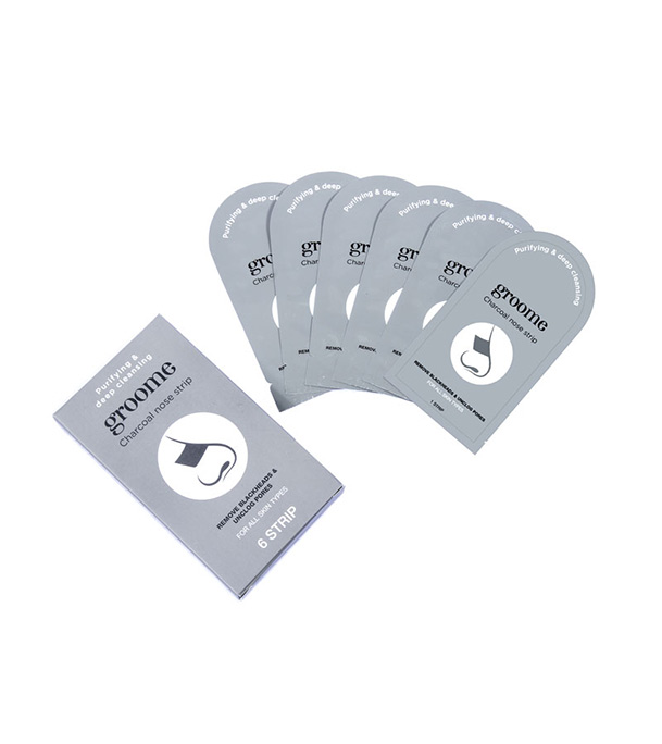 Buy Groome Charcoal Purifying &Deep Cleansing Nose Strips (Monthly Pack)6 Pcs at Best Price in Bangladesh