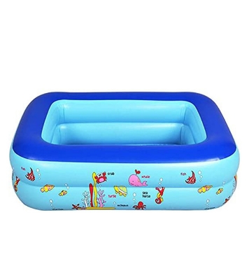 Inflatable Swimming Pool Adults & Kids Baby Pool Bathing Tub Outdoor Indoor 130 Cmx 85cmx55cm With Electric Pumper at Best Price In Bangladesh