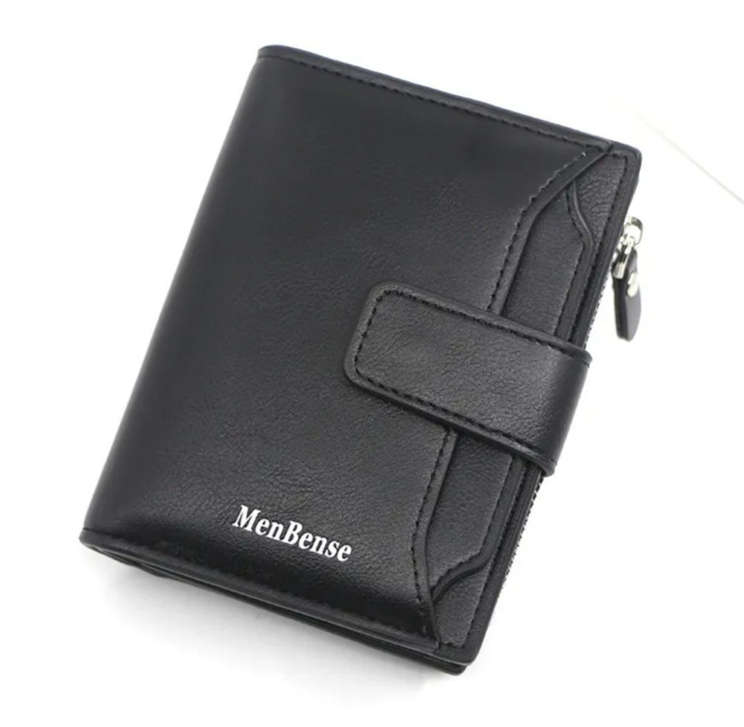 High-quality Pu Leather Wallet for Men - Black 