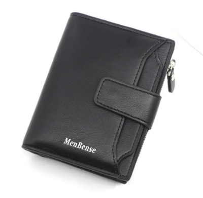 High-quality Pu Leather Wallet for Men - Black 