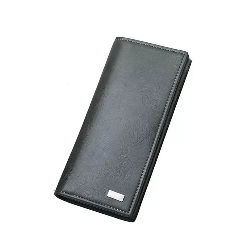 Luxury Long Wallet for Men & Women - Black 