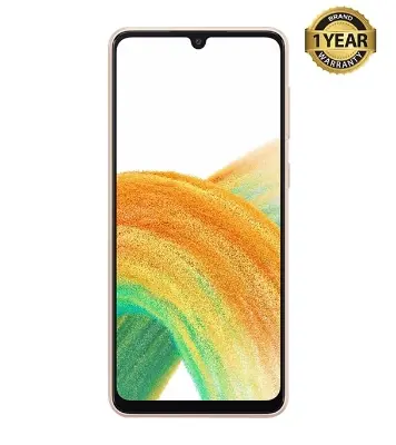Buy Samsung Galaxy A33 with 8GB RAM and  128GB ROM Awesome Peach Online at Best Price