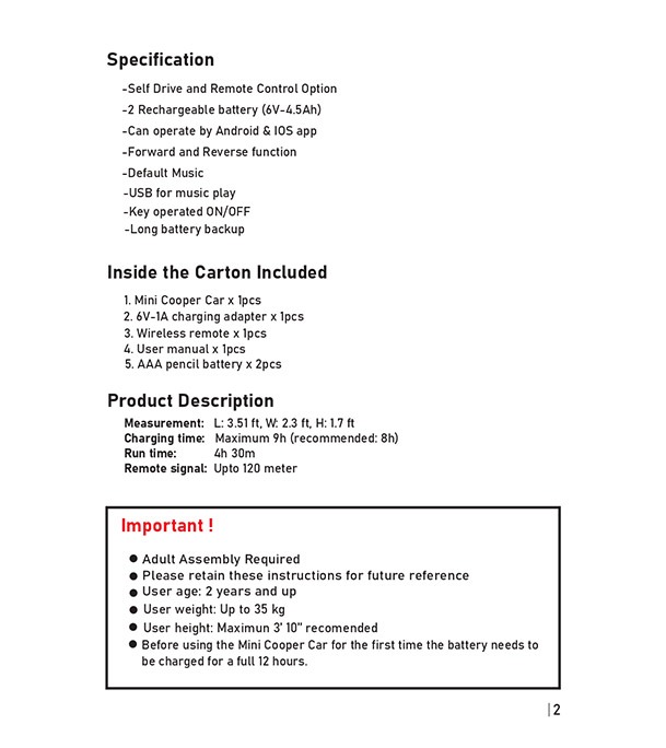 Picture of Mini Cooper Car