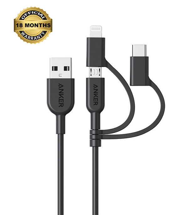 Buy Anker PowerLine II 3-in-1 Cable B2B Black at Best Price in Bangladesh
