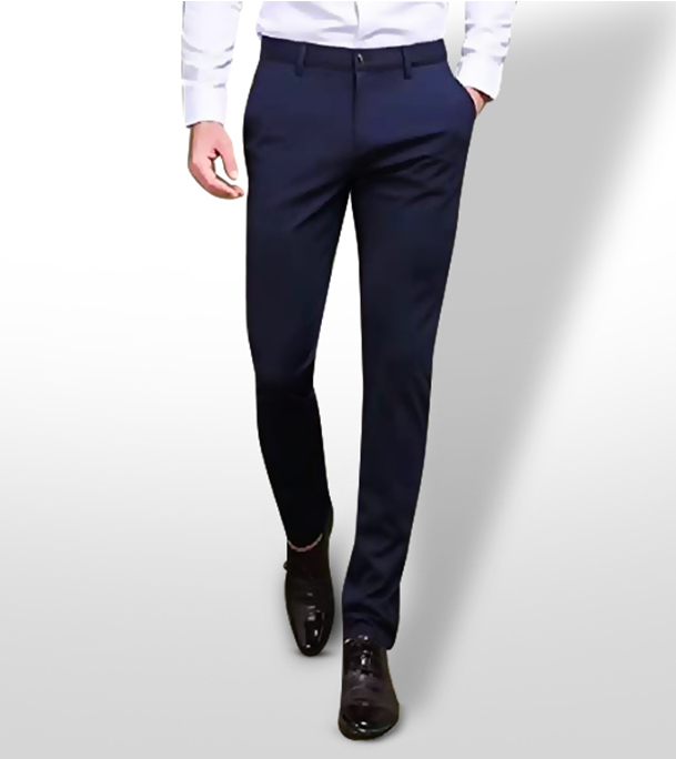 Buy Men's Super Premium Navy Official Gabardine Pant at Best Price In Bangladesh