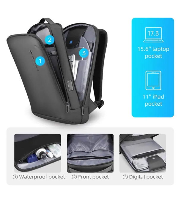 Mark Ryden MR-9008 15.6 inches Laptop Backpack