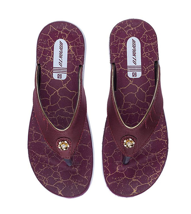 Buy Ajanta Impakto Women's Slipper Cherry at Best Price in Bangladesh