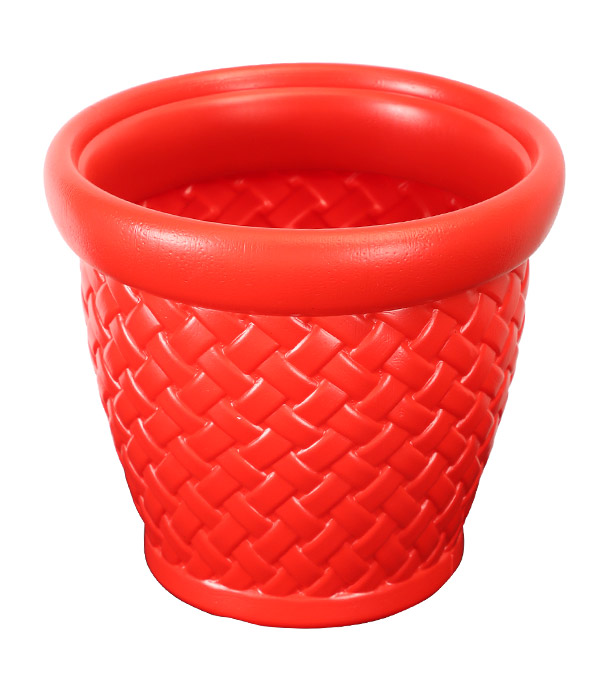 Buy Round Flower Tub 9" Red-TEL at Best Price In Bangladesh