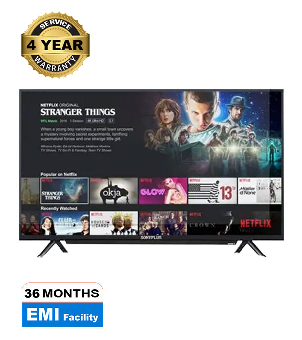 Buy Sony Plus 43'' 4K 2GB/16GB Smart LED TV Voice Control Double Glass at Best Price in Bangladesh