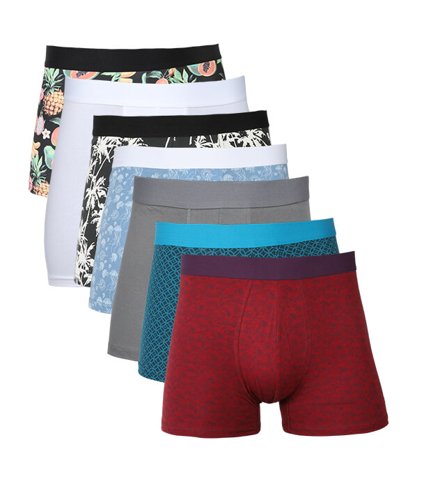 Buy Exclusive Boxer Combo 6 pcs Assorted Cotton Underwear Online at Best Price