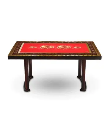 Deco Classic Table 6 Seat P/L Print Rock-3 SW