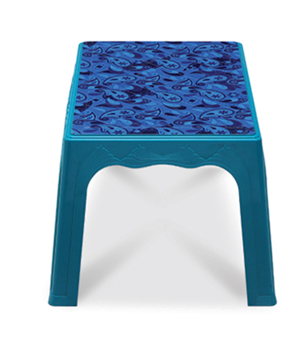 Center Table Printed Marine Tulip Green 