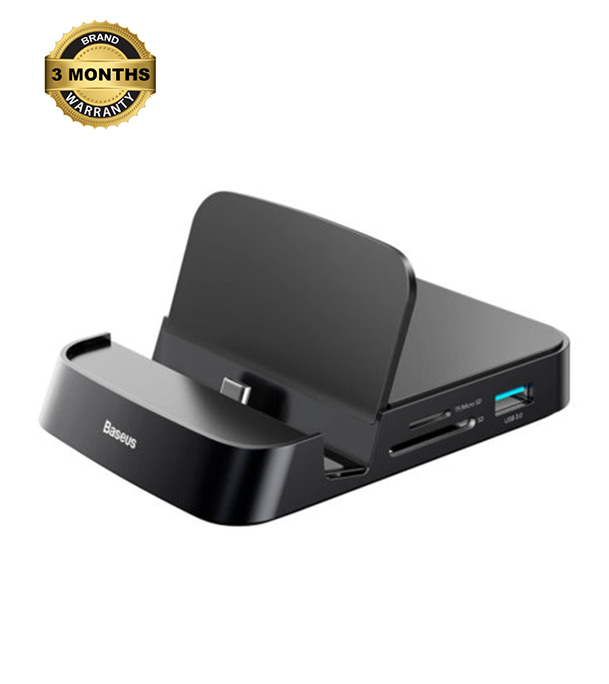 Picture of Baseus Mate Docking Type-C Mobile Phone Intelligent HUB Docking Station Pro Black