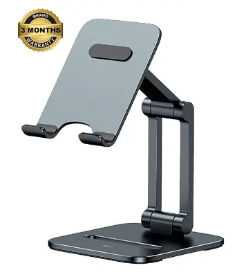 Picture of Baseus Desktop Biaxial Foldable Metal Stand (for Phones) Grey