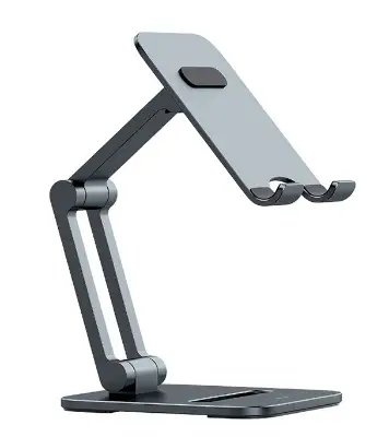 Picture of Baseus Desktop Biaxial Foldable Metal Stand (for Phones) Grey
