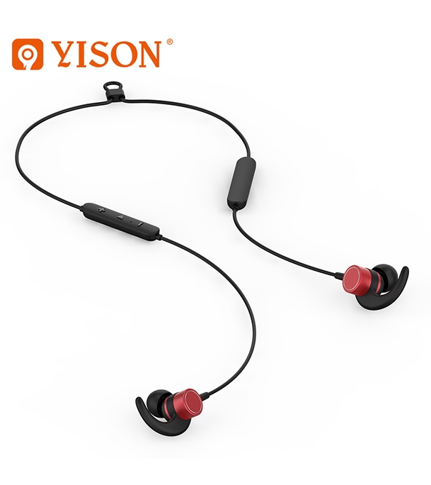 Picture of Yison E17 Neck BT Earphone Ipx5 Waterproof Sweatproof wireless In Ear Headphone Red