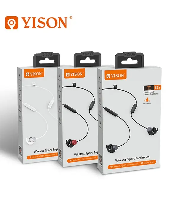 Picture of Yison E17 Neck BT Earphone Ipx5 Waterproof Sweatproof wireless In Ear Headphone White