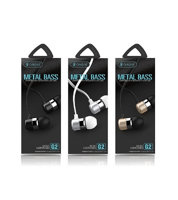 Picture of Yison G2 Flat Wire Metal Earphone In-ear Style Super Bass 3.5mm With Mic Gold