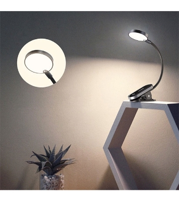 Picture of Baseus DGRAD-0G Comfort Reading Mini Clip Lamp Dark Gray (DGRAD-0G)