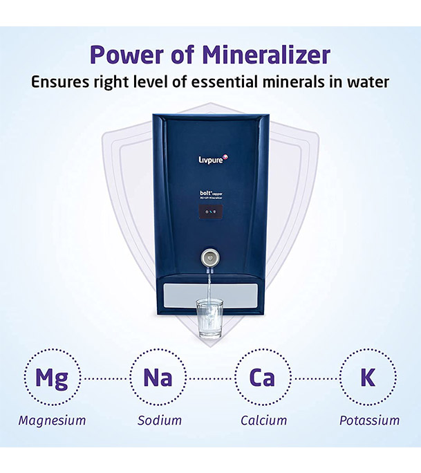 Buy Livpure 7 Liter BOLT Plus Copper RO+UF+MIN Water Purifier at Best Price in Bangladesh