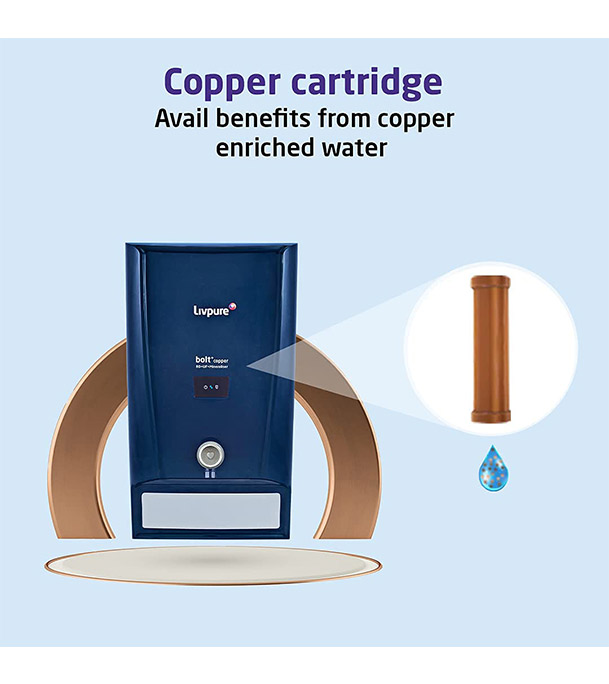 Buy Livpure 7 Liter BOLT Plus Copper RO+UF+MIN Water Purifier at Best Price in Bangladesh