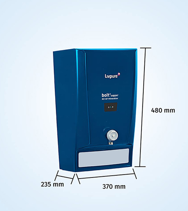 Buy Livpure 7 Liter BOLT Plus Copper RO+UF+MIN Water Purifier at Best Price in Bangladesh