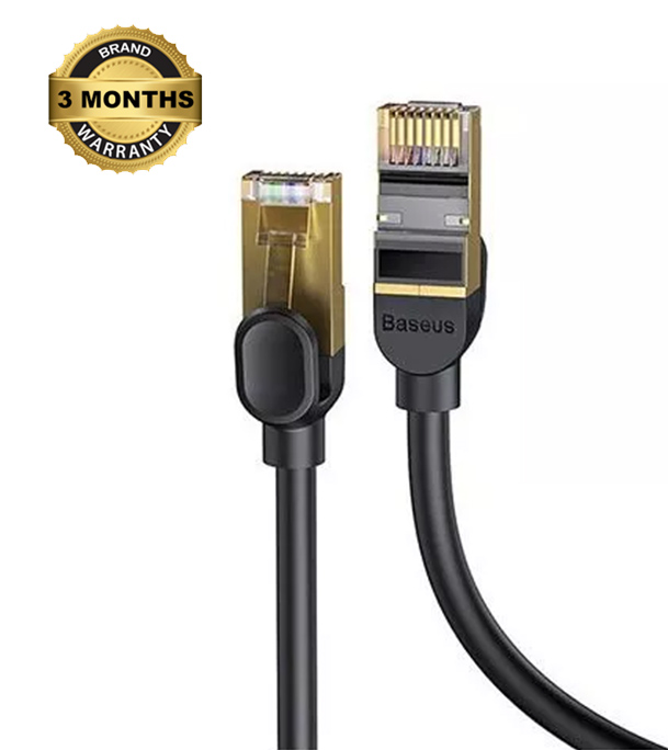 Picture of Baseus High Speed Seven Types of RJ45 10Gigabit Network Cable (round cable)3m Black 